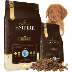 EMPIRE Hipoalergiczna Karma dla Szczeniaków i Juniorów Dużych Ras 12kg + 2kg PROMO