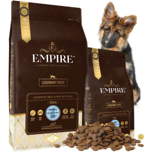 EMPIRE Hipoalergiczna Karma dla Szczeniaków i Juniorów OWCZARKA 12kg + 2kg PROMO