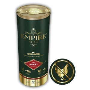 Monobiałkowa karma dla dorosłych psów rasy małe i średnie - hipoalergiczna - bez kurczaka 340g Empire Prime