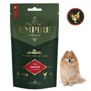 Monobiałkowa karma dla dorosłych pomeranianów - hipoalergiczna - bez kurczaka 50g Empire Prime