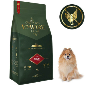 Monobiałkowa karma dla dorosłych pomeranianów - hipoalergiczna - bez kurczaka 2kg Empire Prime