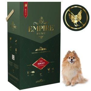Monobiałkowa karma dla dorosłych pomeranianów - hipoalergiczna - bez kurczaka 7kg Empire Prime