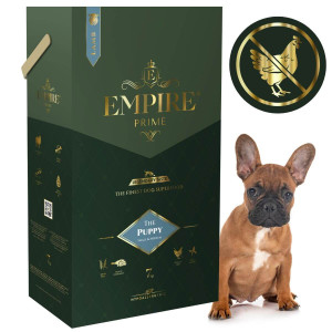 Monobiałkowa karma dla szczeniaków i juniorów buldoga francuskiego - hipoalergiczna - bez kurczaka 7kg Empire Prime