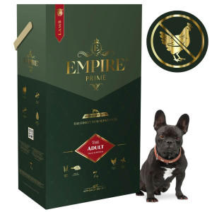 Monobiałkowa karma dla dorosłych buldogów francuskich - hipoalergiczna - bez kurczaka 7kg Empire Prime