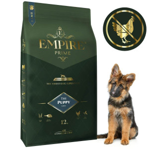 Monobiałkowa karma dla szczeniaków i juniorów owczarka niemieckiego - hipoalergiczna - bez kurczaka 12kg Empire Prime