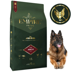 Monobiałkowa karma dla dorosłych owczarków niemieckich - hipoalergiczna - bez kurczaka 12kg Empire Prime