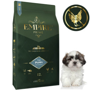 Monobiałkowa karma dla szczeniaków i juniorów shih tzu - hipoalergiczna - bez kurczaka 12kg Empire Prime