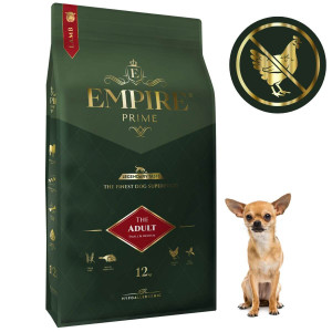 Monobiałkowa karma dla dorosłych chihuauha - hipoalergiczna - bez kurczaka 12kg Empire Prime