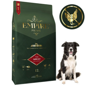 Monobiałkowa karma dla dorosłych border collie - hipoalergiczna - bez kurczaka 12kg Empire Prime