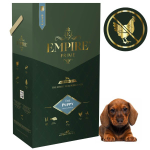 Monobiałkowa karma dla szczeniaków i juniorów jamnika - hipoalergiczna - bez kurczaka 7kg Empire Prime