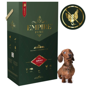 Monobiałkowa karma dla dorosłych jamników - hipoalergiczna - bez kurczaka 7kg Empire Prime