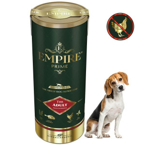 Monobiałkowa karma dla dorosłych beagle - hipoalergiczna - bez kurczaka 340g Empire Prime