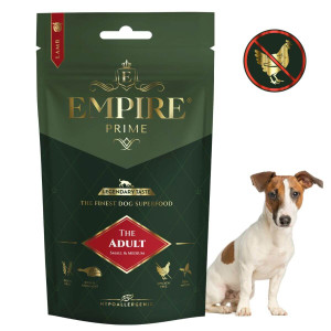 Monobiałkowa karma dla dorosłych jack russel terrier'a - hipoalergiczna - bez kurczaka 50g Empire Prime