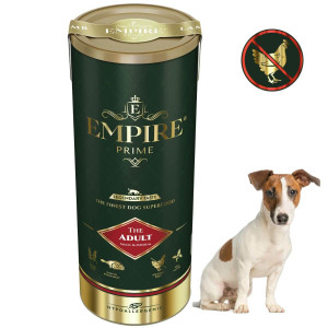 Monobiałkowa karma dla dorosłych jack russel terrierów - hipoalergiczna - bez kurczaka 340g Empire Prime