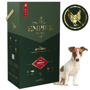 Monobiałkowa karma dla dorosłych jack russel terrierów - hipoalergiczna - bez kurczaka 7kg Empire Prime