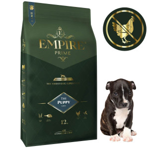 Monobiałkowa karma dla szczeniaków i juniorów amstaff'a - bez kurczaka 12kg Empire Prime