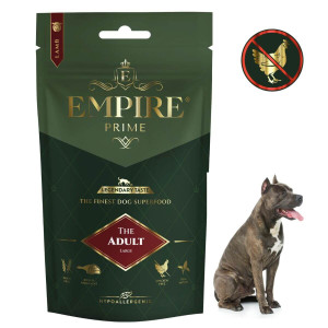 Monobiałkowa karma dla dorosłych amstaffów - hipoalergiczna - bez kurczaka 50g Empire Prime