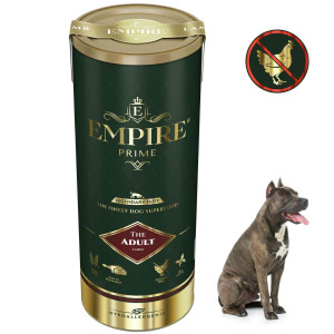 Monobiałkowa karma dla dorosłych amstaffów - hipoalergiczna - bez kurczaka 340g Empire Prime