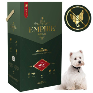 Monobiałkowa karma dla dorosłych westów - hipoalergiczna - bez kurczaka 7kg Empire Prime