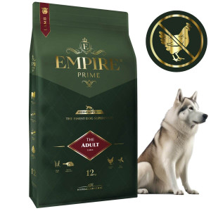Monobiałkowa karma dla dorosłych siberian husky - hipoalergiczna - bez kurczaka 12kg Empire Prime