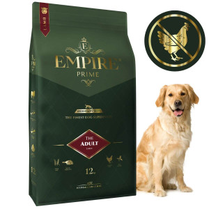Sucha monobiałkowa karma dla dorosłych golden retrieverów - hipoalergiczna - bez kurczaka - bez zbóż 12kg Empire Prime