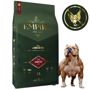 Monobiałkowa karma dla dorosłych american bully - hipoalergiczna - bez kurczaka 12kg Empire Prime