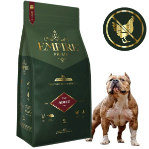 Monobiałkowa karma dla dorosłych american bully - hipoalergiczna - bez kurczaka 2kg Empire Prime