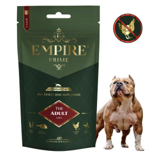Monobiałkowa sucha karma dla dorosłych american bully - hipoalergiczna - bez kurczaka - bez zbóż na próbę 50g Empire Prime