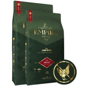 Monobiałkowa karma dla dorosłych psów rasy małe i średnie - hipoalergiczna - bez kurczaka 2x12kg Empire Prime