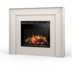 Kominek elektryczny Warmtec Zuni wkład Dimplex 28" XHD Optiflame - kaszmirowy