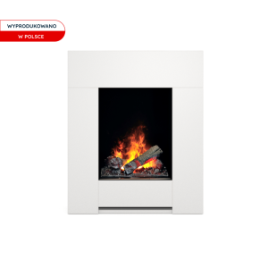 Kominek elektryczny Warmtec Zario Engine 68-400 Optimyst - biały mat