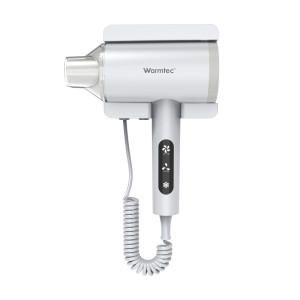 Suszarka hotelowa do włosów z uchwytem mocującym Warmtec S188 1875 W biała