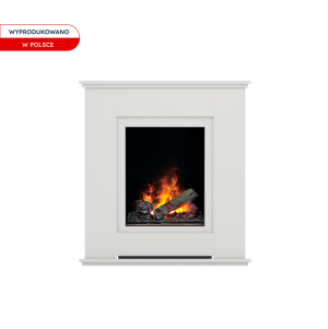 Kominek elektryczny Warmtec Asti Engine 68-400 Optimyst - biały mat