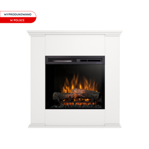 Kominek elektryczny Warmtec Kelia wkład Dimplex 23" XHD Optiflame - biały