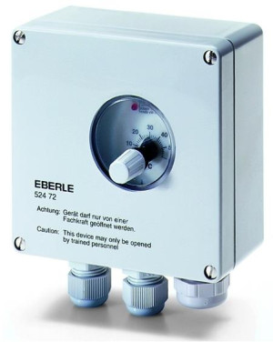 Regulator temperatury Eberle UTR60 natynkowy manualny czujnik na przewodzie