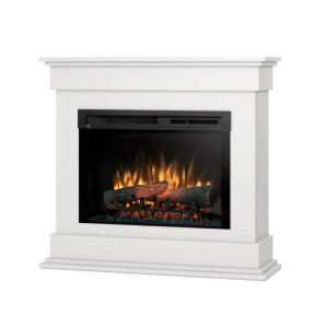Kominek elektryczny Warmtec Lenox wkład Dimplex 26" XHD Optiflame - biały mat