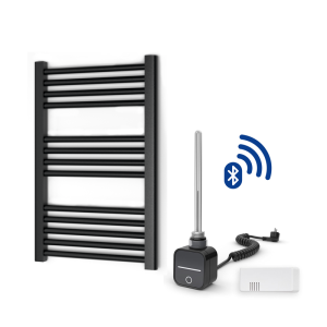 Grzejnik łazienkowy Encanto 45x70cm antracyt z grzałką elektryczną z programatorem