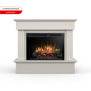 Kominek elektryczny Warmtec Tormes wkład Dimplex 26" XHD Optiflame - kaszmirowy
