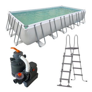 Basen stelażowy z pompą do ogrodu Warmtec BW760 7,6 m x 3,66 m 30132 l