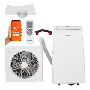Klimatyzator przenośny z jednostką zewnętrzną Warmtec FrostLink KH35W z Wi-FI 3500W do 40m² 4 tryby pracy