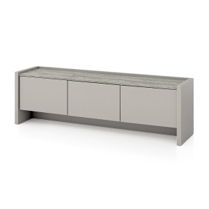 Szafka RTV Lanam W01 - taupe/ trawertyn
