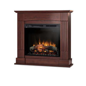 Kominek elektryczny Warmtec Cavo wkład Dimplex 28" XHD Optiflame - fornir dąb brązowy