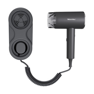 Suszarka hotelowa do włosów z uchwytem mocującym Warmtec RS160 1600 W czarna