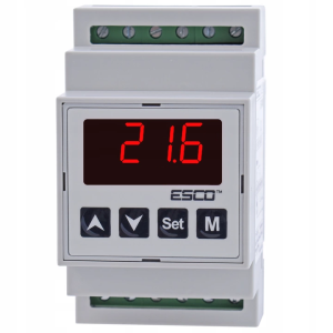 Regulator temperatury Esco ES-10D-RTC na szynę DIN programowalny czujnik na przewodzie