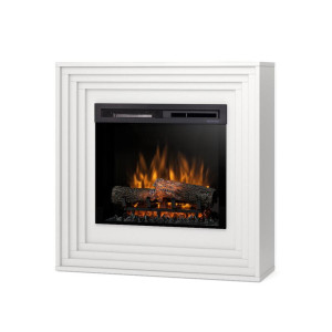 Kominek elektryczny Warmtec Katra wkład Dimplex 23" XHD OptiFlame LED - biały mat