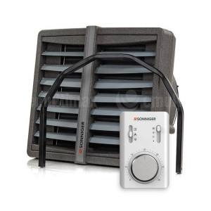 Nagrzewnica wodna Sonniger Heater CR2 15-50kW z termostatem - zestaw