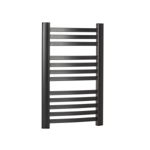 Grzejnik łazienkowy Warmtec Arco 47x75 cm czarny mat