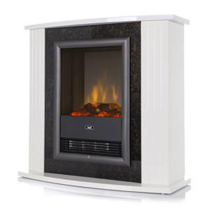 Kominek elektryczny Dimplex Mozart wkład Dimplex 20" ECO LED z efektem Optiflame - biała perła