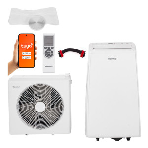 Klimatyzator przenośny z jednostką zewnętrzną Warmtec FrostLink KH35W z Wi-FI 3500W do 40m² 4 tryby pracy