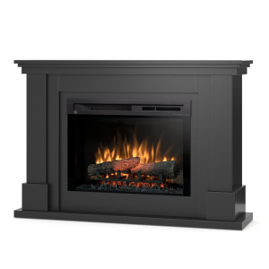 Kominek elektryczny Warmtec Luena wkład Dimplex 26" XHD Optiflame - czarny